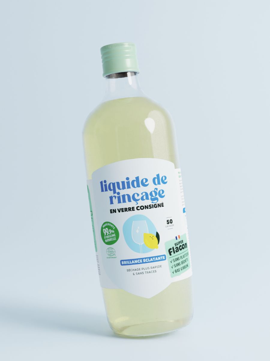 Jean Bouteille -- Contre étiquette lessive liquide tout linge lavande –  Aventure bio